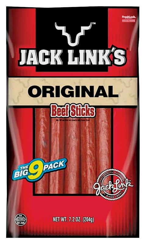 Jack Link's 89219 Snack, Stick, Original, 7.2 oz, Pack of 12