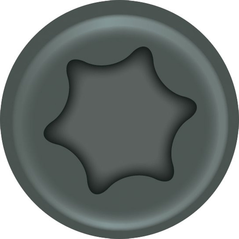 ProFIT 297198/281198 Deck Screw, #10 Thread, 3-1/2 in L, Coarse Thread, Bugle Head, Sharp Point, Combo Drive, Gray