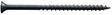 ProFIT 297198/281198 Deck Screw, #10 Thread, 3-1/2 in L, Coarse Thread, Bugle Head, Sharp Point, Combo Drive, Gray