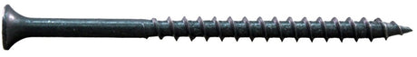 ProFIT 297198/281198 Deck Screw, #10 Thread, 3-1/2 in L, Coarse Thread, Bugle Head, Sharp Point, Combo Drive, Gray