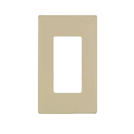 Leviton Ivory 1 gang Thermoset Plastic Decorator Wall Plate 1 pk