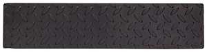 ProSource FH64091 Safety Tread, 17 in L, 4 in W, Diamond Pattern, Rubber, Pack of 12