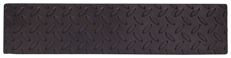 ProSource FH64091 Safety Tread, 17 in L, 4 in W, Diamond Pattern, Rubber, Pack of 12