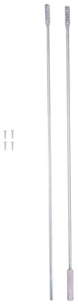 ProSource LR-105-PS Door Brace, 3/8 in W, Steel, Zinc