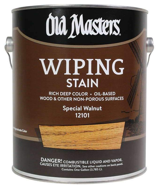 Old Masters 12101 Wood Stain, Special Walnut, Liquid, 1 gal, Can, Pack of 2