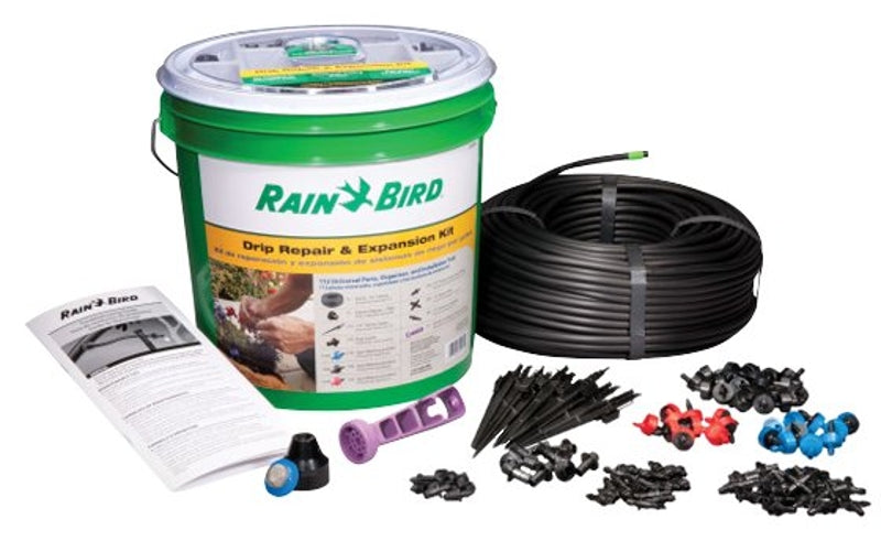 Rain Bird DRIPKITBAG Expansion and Repair Kit, 102-Piece