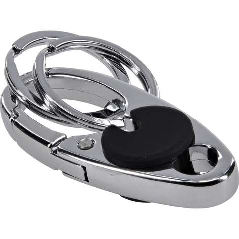 HILLMAN Metal Silver Split Key Clip