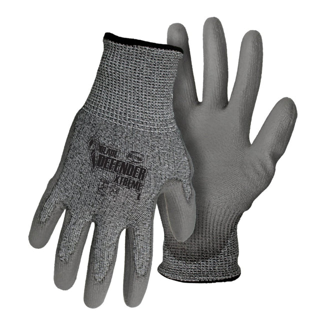 Boss Blade Defender 7000L Gloves, L, 28.05 in L, PU Coating, Glass Fiber/HPPE/Polyester/Spandex Glove