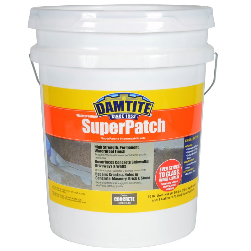 Damtite 04702 Patch, Concrete, 70 lb Pail