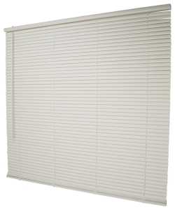 Simple Spaces PVCMB-13AA Blind, 64 in L, 43 in W, Vinyl, Alabaster, Pack of 4