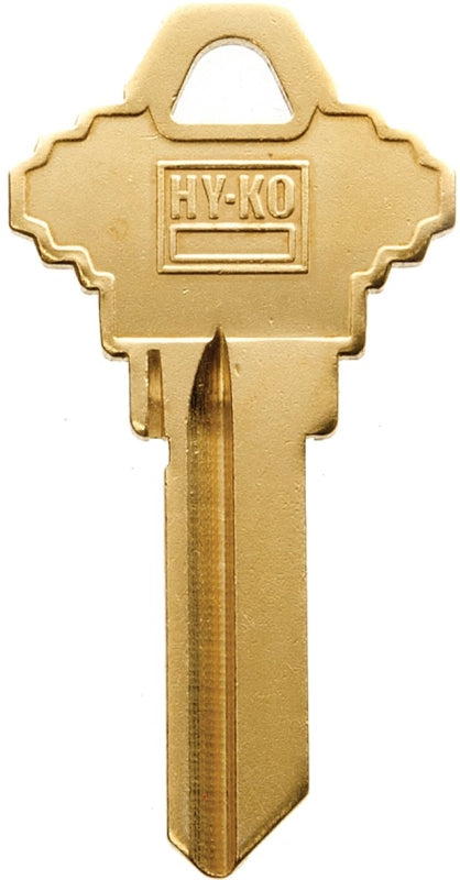Hy-Ko 21200SC1BR Key Blank, Brass, For: Schlage Cabinet, House Locks and Padlocks, SC1 Key Number, Pack of 200