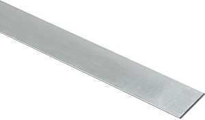 National Hardware N247-239 Flat Bar, 1 in W, 48 in L, 1/4 in Thick, Aluminum, Mill