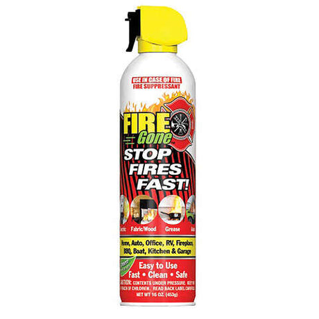Fire Gone 16 oz Fire Suppressor For Household, Pack of 6