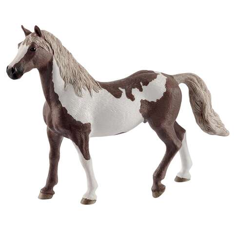 Schleich Horse Club Paint Horse Gelding Toy Brown/White, Pack of 5