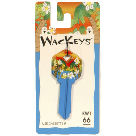 HILLMAN Wackey Tropical House/Office Universal Key Blank KW1 Single, Pack of 6