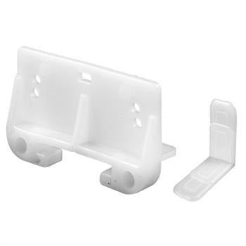 Prime-Line R 7128 Drawer Track Guide Kit, 2-1/2 in L x 1-5/16 in W Dimensions, For: 3/32 x 1-1/4 in Track, Plastic