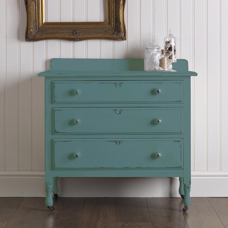 Rust-Oleum 302597 Chalk Spray Paint, Ultra Matte, Tidal Pond, 12 oz, Can