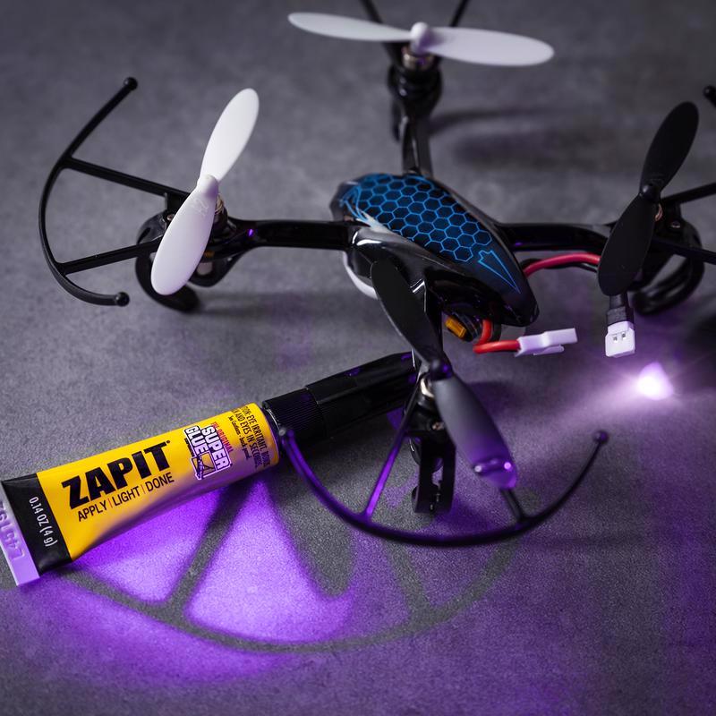 The Original Super Glue Zap It High Strength Light Cure Super Glue 0.14 oz