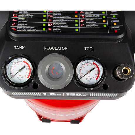 Craftsman 10 gal Vertical Portable Air Compressor 150 psi 1.8 HP