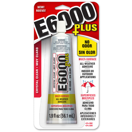 E6000 High Strength Clear All-Weather Adhesive 1.9 oz