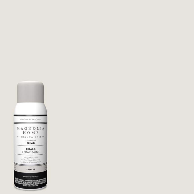 Magnolia Home by Joanna Gaines Matte Shiplap Sprayable Chalk Paint 12 oz, Pack of 6