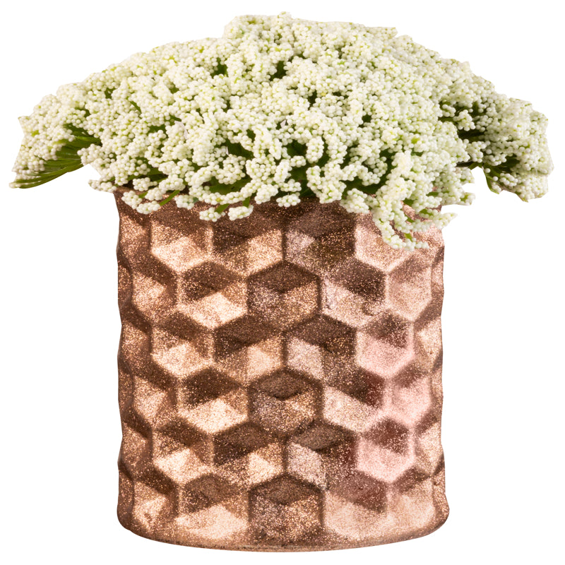 Rust-Oleum Imagine Glitter Rose Gold Water-Based Glitter Paint Interior 8 oz, Pack of 4