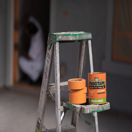 FrogTape Pro Grade 1.41  W X 60 yd L Orange High Strength Painter's Tape 4 pk, Pack of 6