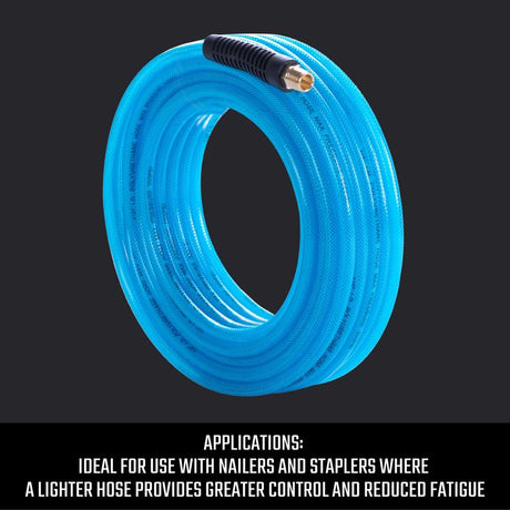Craftsman 50 ft. L X 1/4 in. D Polyurethane Air Hose 300 psi Blue