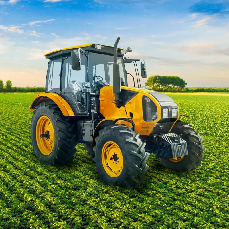 Rust-Oleum Indoor and Outdoor Gloss Caterpillar Yellow Oil-Based Farm & Implement 12 oz, Pack of 6