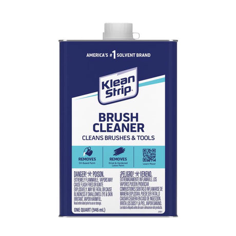 Klean Strip Methyl Ethyl Ketone Brush Cleaner 1 qt, Pack of 6