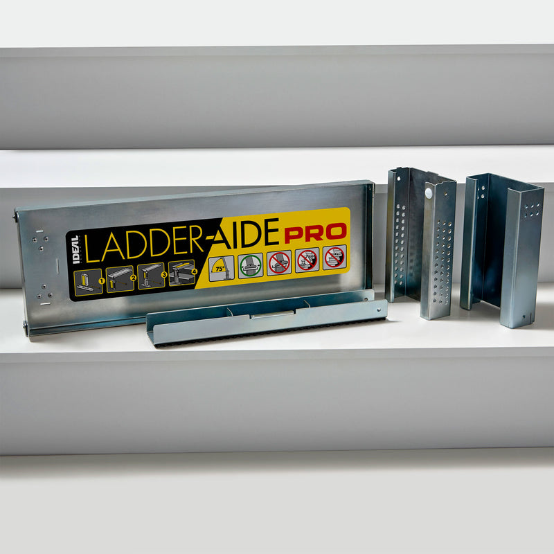 Ideal Security Ladder-Aide Pro Steel Silver Ladder Leveler 1 pk