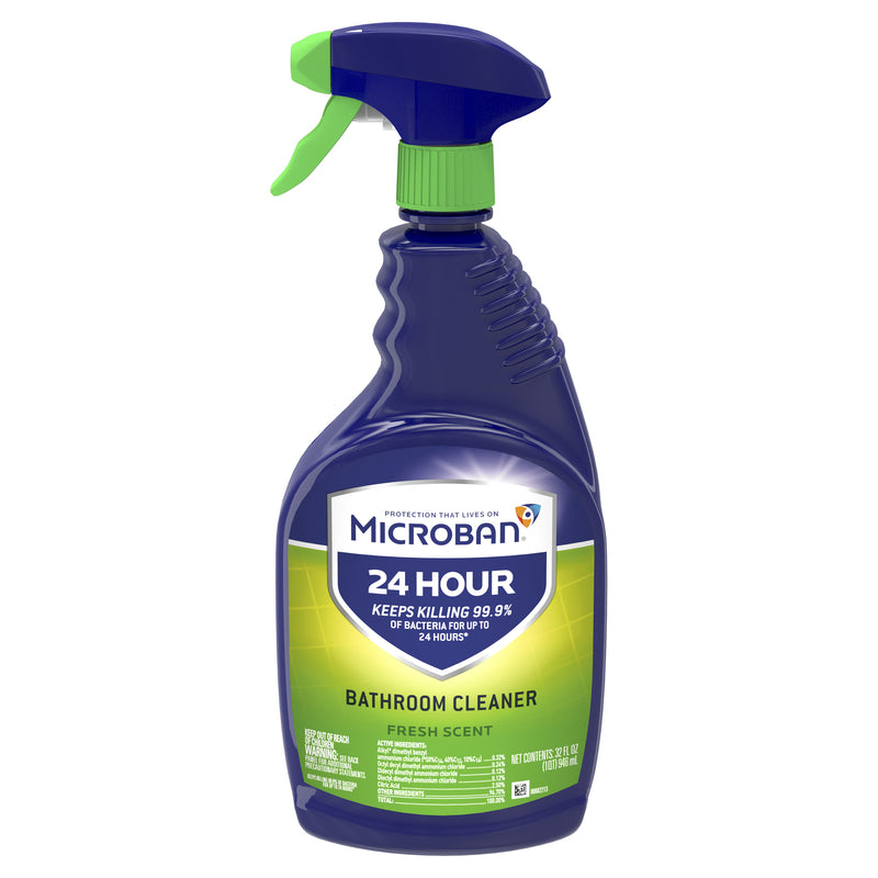 Microban Fresh Scent Bathroom Cleaner 32 oz 1 pk, Pack of 6