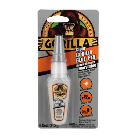 Gorilla Extra Strength Clear Glue Pen 0.75 oz, Pack of 6
