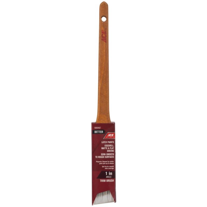 Ace Better 1 in. Angle Paint Brush, Pack of 6