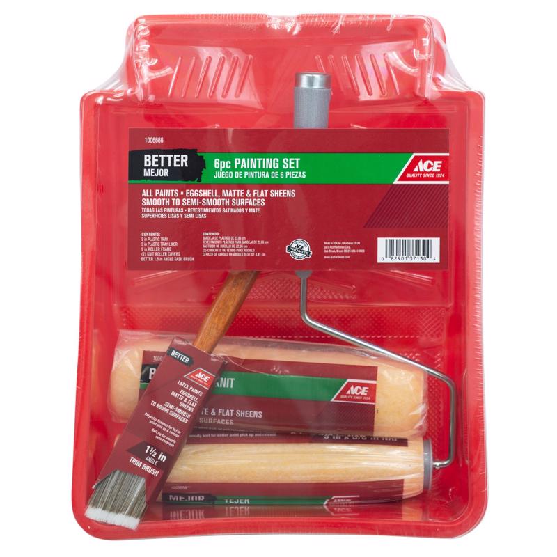 Ace Better Plastic 10 in. W X 13 in. L Paint Tray Set, Pack of 3