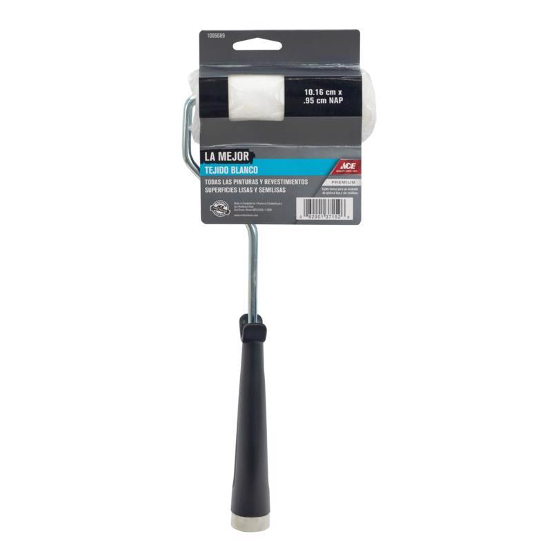 Ace Best Woven Fabric 4 in. W X 3/8 in. Mini Paint Roller with Frame 1 pk, Pack of 5