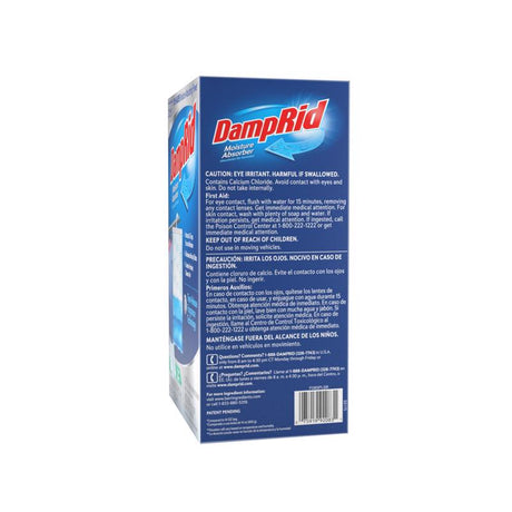 DampRid Hanging Moisture Absorber Pure Linen Scent 15.4 oz 3 pk, Pack of 4