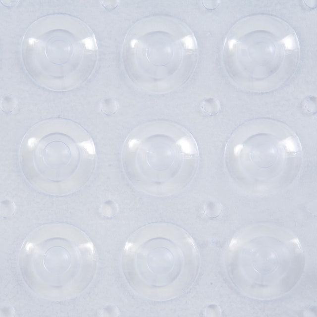 Kenney KN61292 Bath Mat, 31 in L, 15 in W, Vinyl, Clear