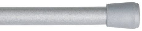Kenney KN631/9 Spring Tension Rod, 7/16 in Dia, 28 to 48 in L, Metal, Pewter