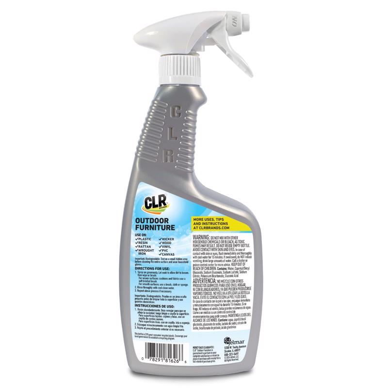 CLR Outdoor Furniture Cleaner 26 oz Liquid, Pack of 6