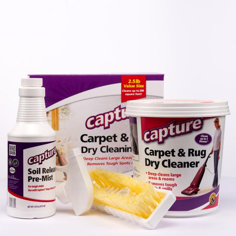 Capture Premium Lemon Scent Carpet Cleaner 2.5 lb Powder
