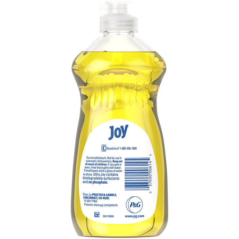 Joy Ultra Lemon Scent Liquid Dish Soap 12.6 oz 1 pk, Pack of 25