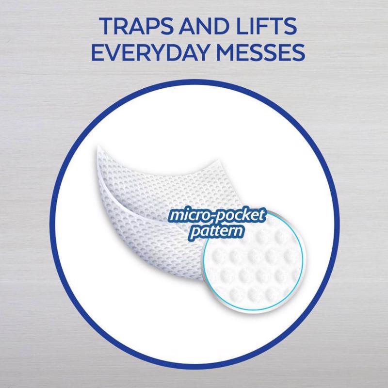 Lysol Dual Action Fiber Weave Antibacterial Wipes 75 pk, Pack of 6