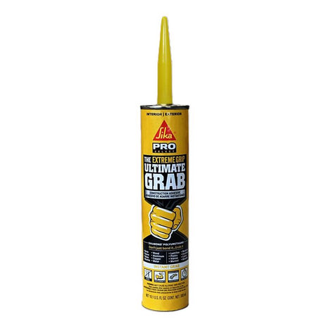 Sika Ultimate Grab Polyurethane Construction Adhesive 10.1 oz, Pack of 12