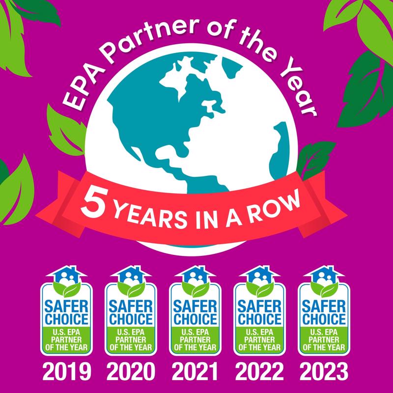 Lemi Shine Lemon Scent Washing Machine Cleaner 1.76 oz Powder, Pack of 10