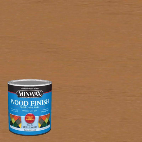 Minwax Wood Finish Water-Based Solid Clear Tint Base Wood Stain 1 qt, Pack of 4