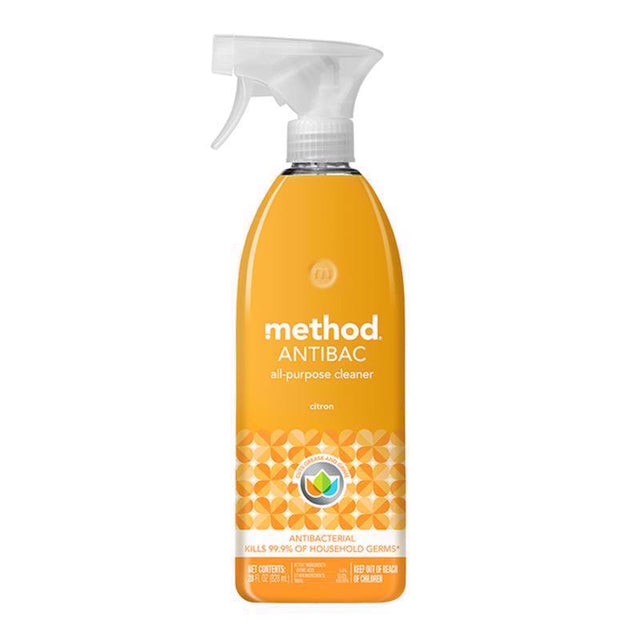 Method Citron Scent Antibacterial Cleaner Liquid 28 oz, Pack of 8