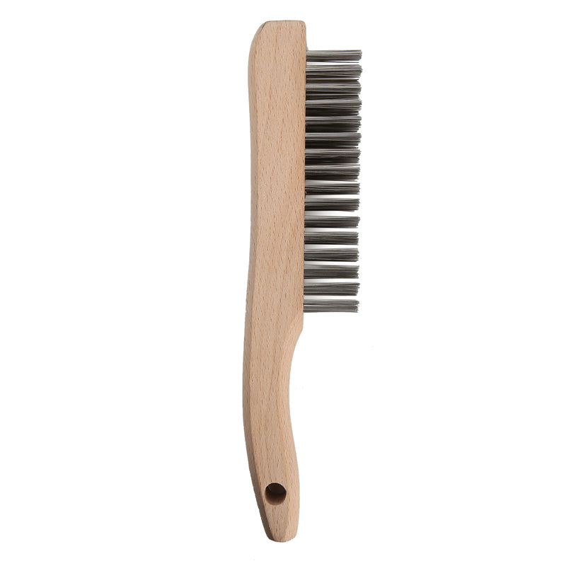 Warner 4 in. W X 10 in. L Stainless Steel Wire Brush, Pack of 6