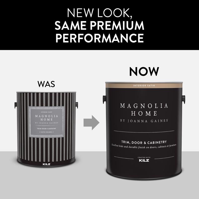 Magnolia Home by Joanna Gaines KILZ Satin Tintable Base 3 Cabinet and Trim Paint Interior 1 gal, Pack of 4