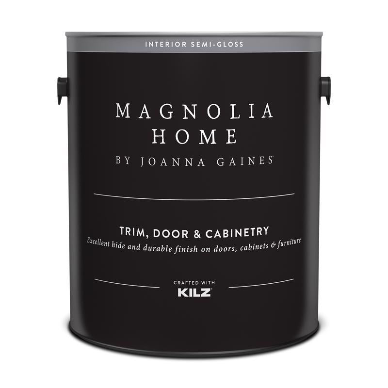 Magnolia Home by Joanna Gaines KILZ Semi-Gloss Tintable Base 3 Cabinet and Trim Paint Interior 1 gal, Pack of 4